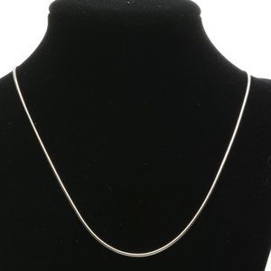 Italian Silver Snake Chain - 24-inch - Vintage